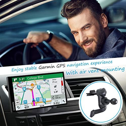Air Vent GPS Mount for Garmin | Air Vent GPS Mount GPS מחזיק תואם ל- Nuvi RV Dezl Drive Drivesmart